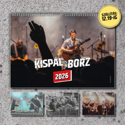 Kispál és a Borz // 2026 // A3-as naptár