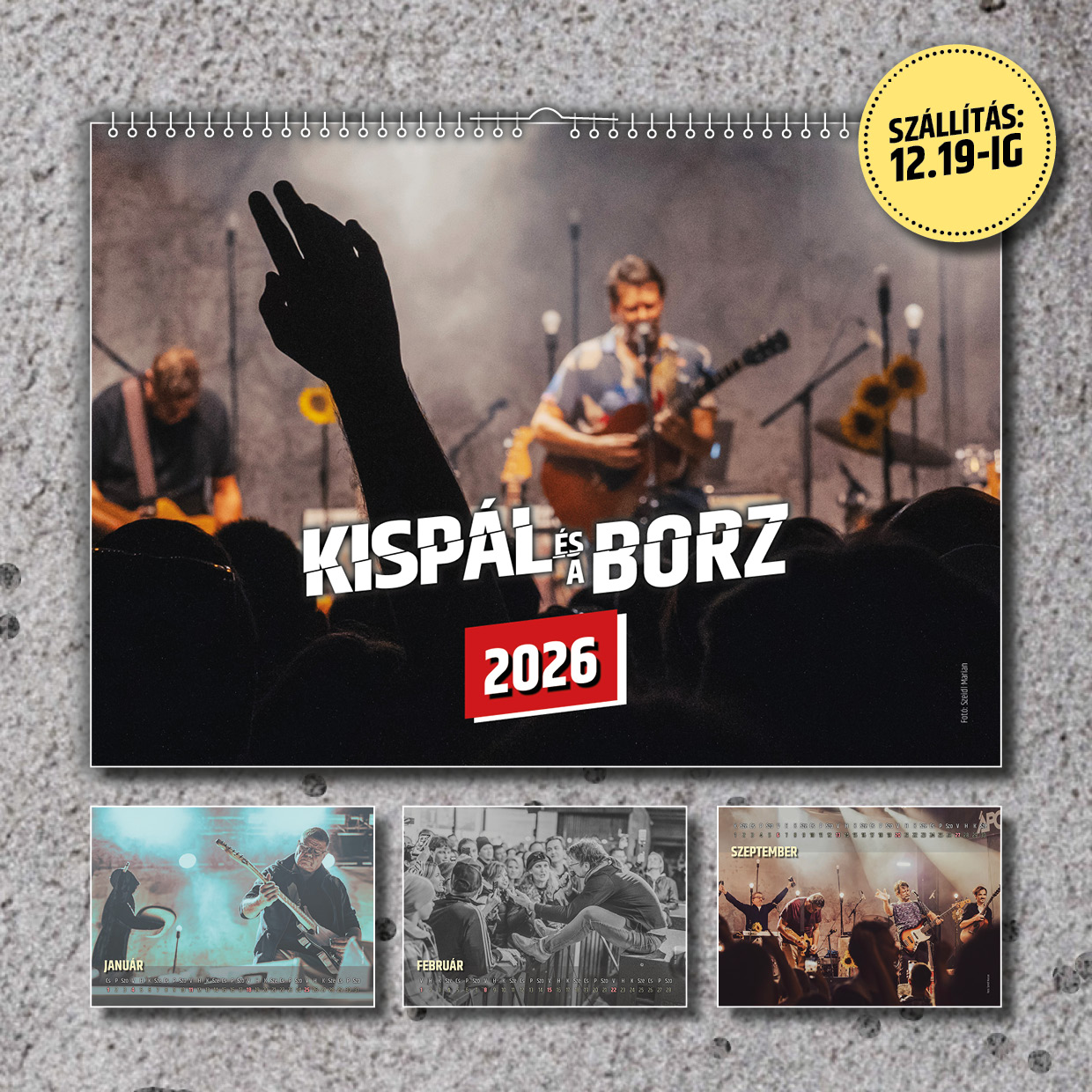 Kispál és a Borz // 2026 // A3-as naptár