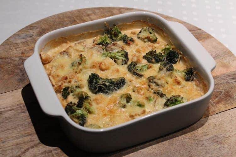 Ovenschotel met broccoli en kip