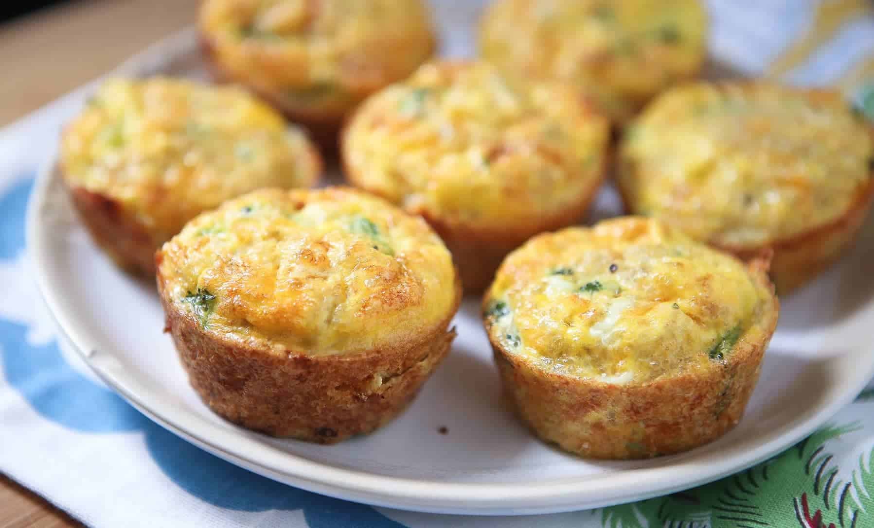 Broccoli en kaas muffins