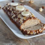 Heerlijk brood gemaakt van amandelmeel, banaan, ei en speculaas kruiden!