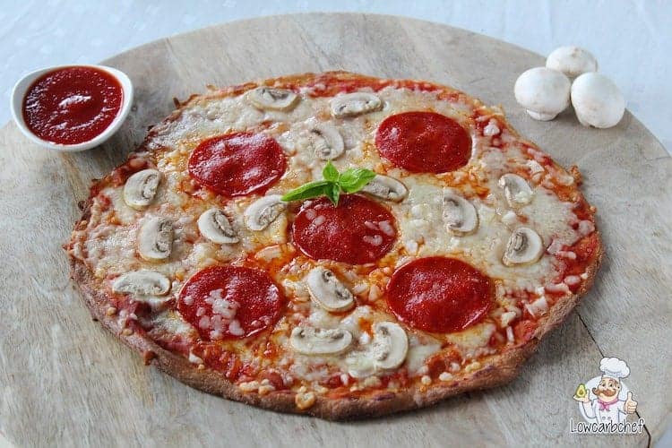 Koolhydraatarme fathead pizza