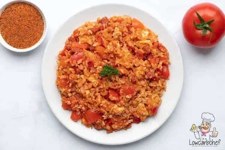 Kip jambalaya met bloemkoolrijst