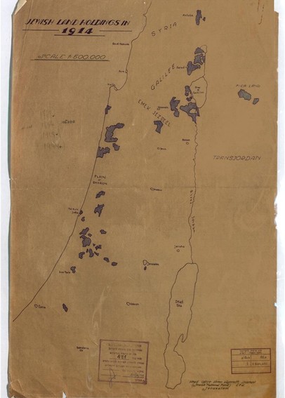 Map of Jewish landholdings