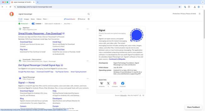 Screenshot of the state of affairs described in the post.