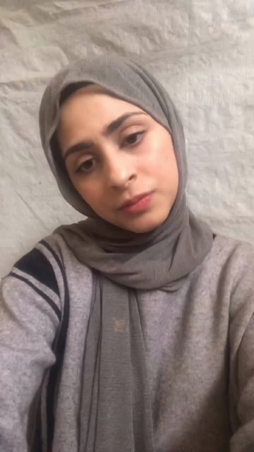 Video of Aseel talking about their precarious and unsafe living conditions in a tent in Gaza.