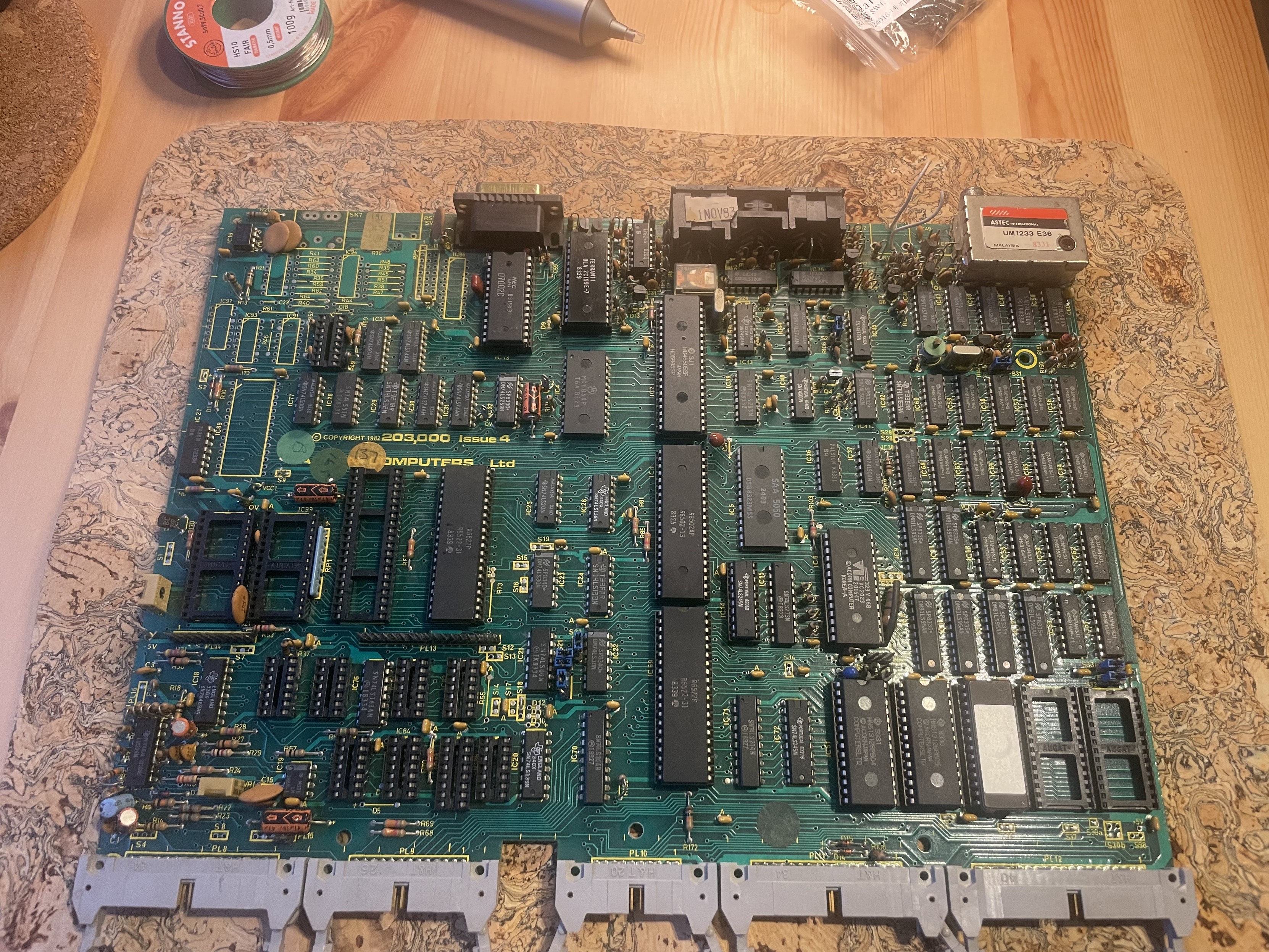 The board of the BBC micro.