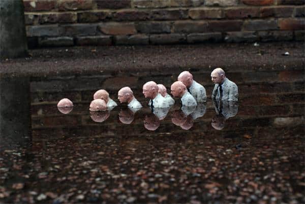 Isaac Cordal - Follow the leader Isaac Cordal - Follow the leader