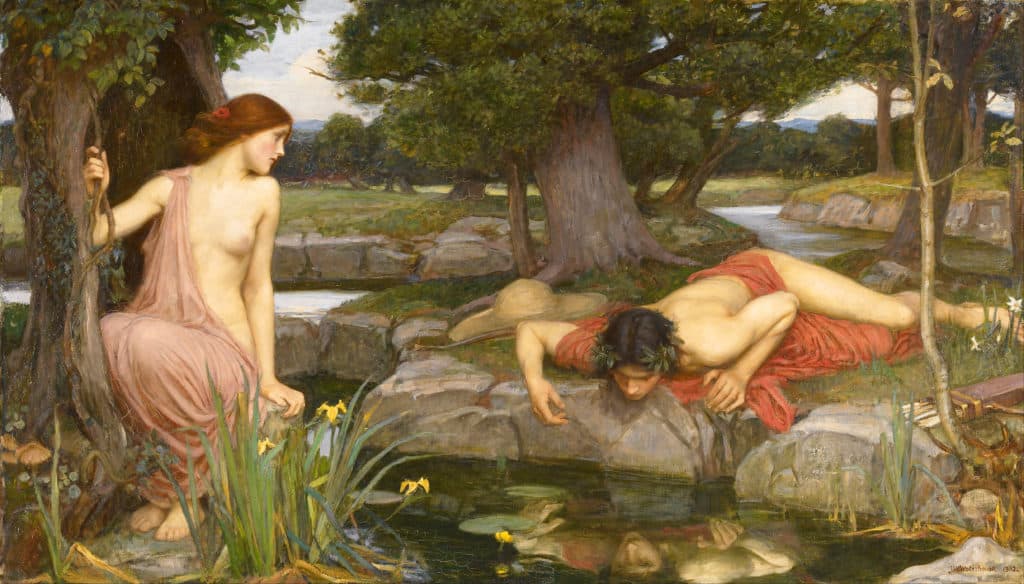 John William Waterhouse - Echo and Narcissus (1903)