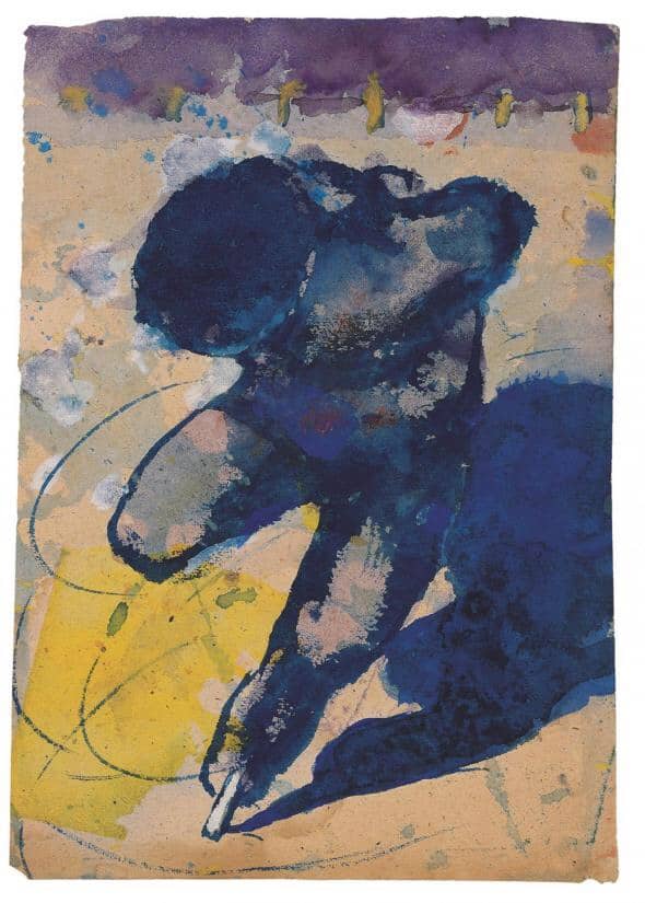 Emil Nolde - Ice skater (1938-1945)