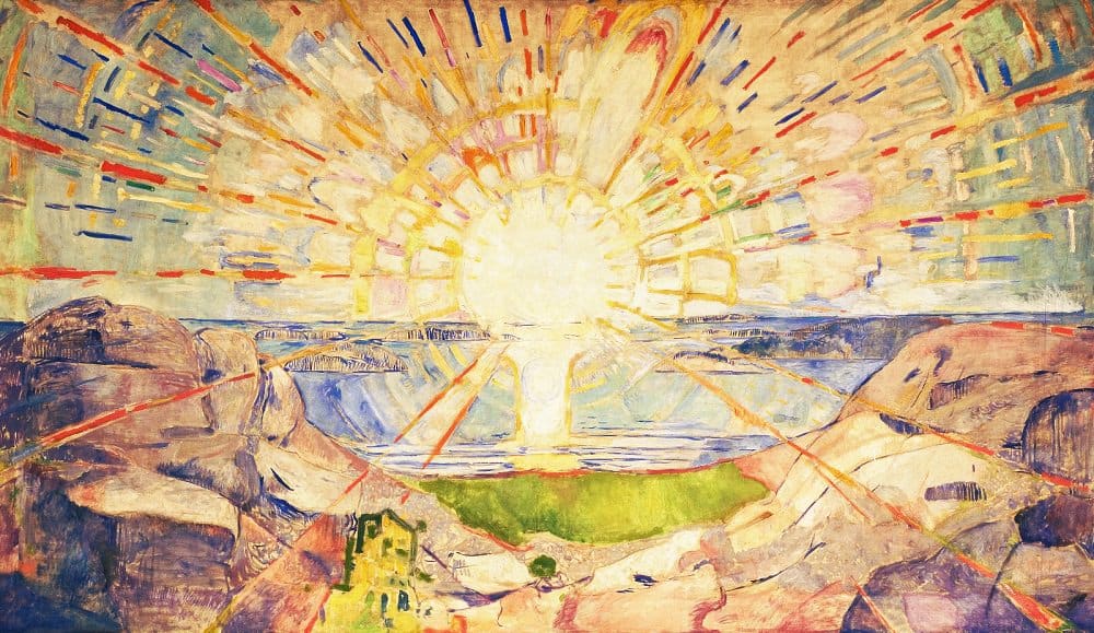 Edvard Munch, The sun (1909)