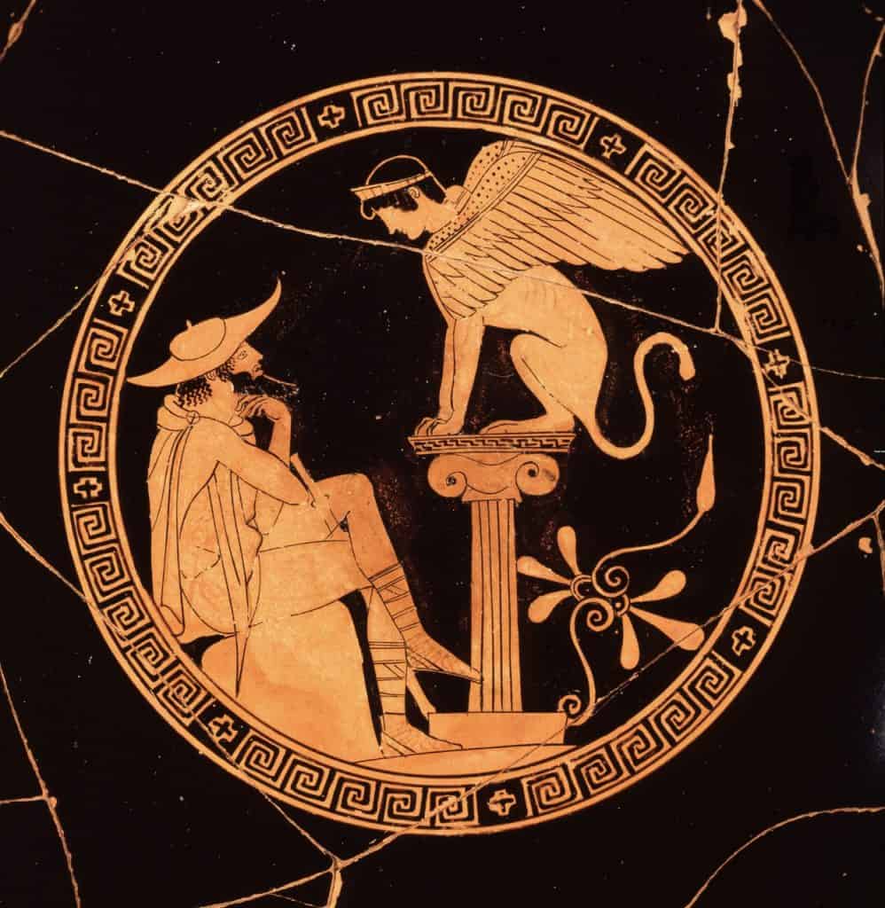 Edipo e la Sfinge di Tebe