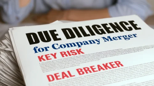 Due diligence for merger and acquisitions
