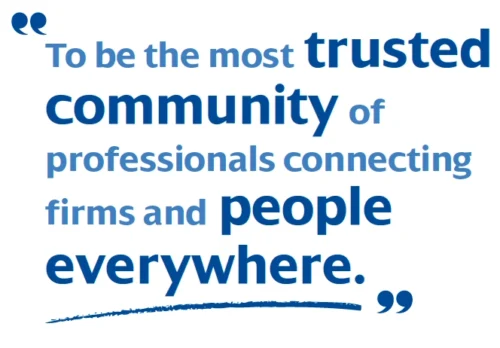 MGI Worldwide: to be the most trusted community of professionals connecting firms and people everywhere