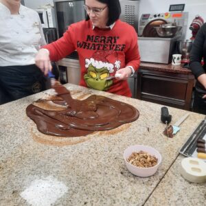 Spaklival kevertük a temperált csokit a BPO karácsonyán!