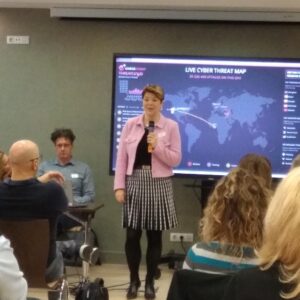 Sütő Ágnes, KiberPajzs társ-projektgazda előadása az Adókonferencia 2026 rendezvényen.