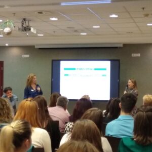 Sarkadi-Nagy Szilvia ügyvezető és Kovács Ildikó szakértő bér és TB-előadása az Adókonferencia 2026 rendezvényen.