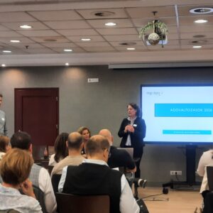 Kovács Zsófi adójogi szakjogász előadása az Adókonferencia 2026 rendezvényen.