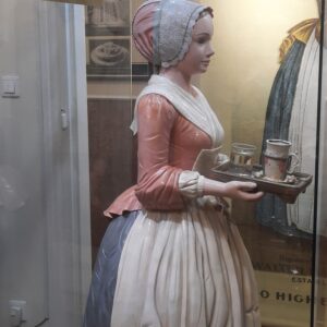 A 78 kg solid marzipan figure at the Szamos Marzipan Museum.