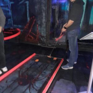 Horrorszoba egyik pályáján.