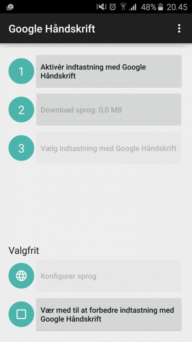Nyt Androidtastatur Google Håndskrift [TIP]