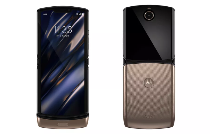 Motorola Razr Guld