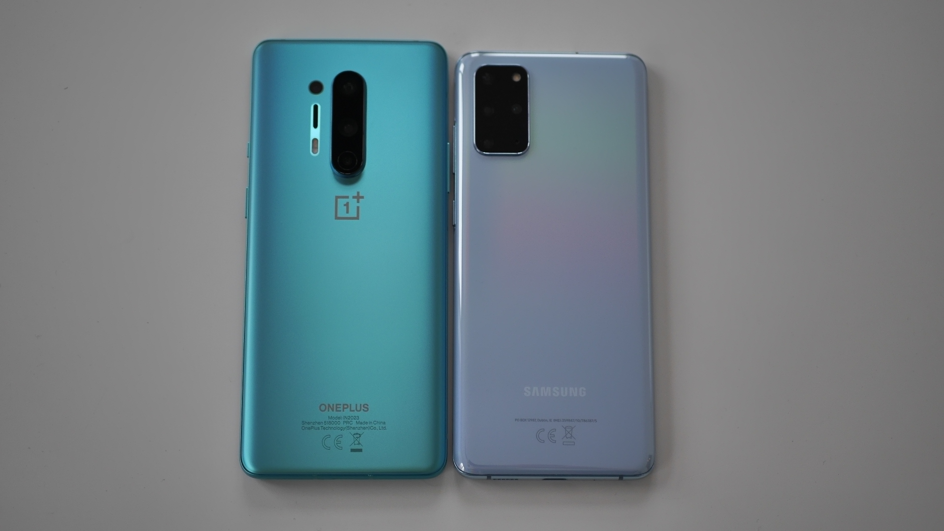 OnePlus 8 Pro Galaxy S20