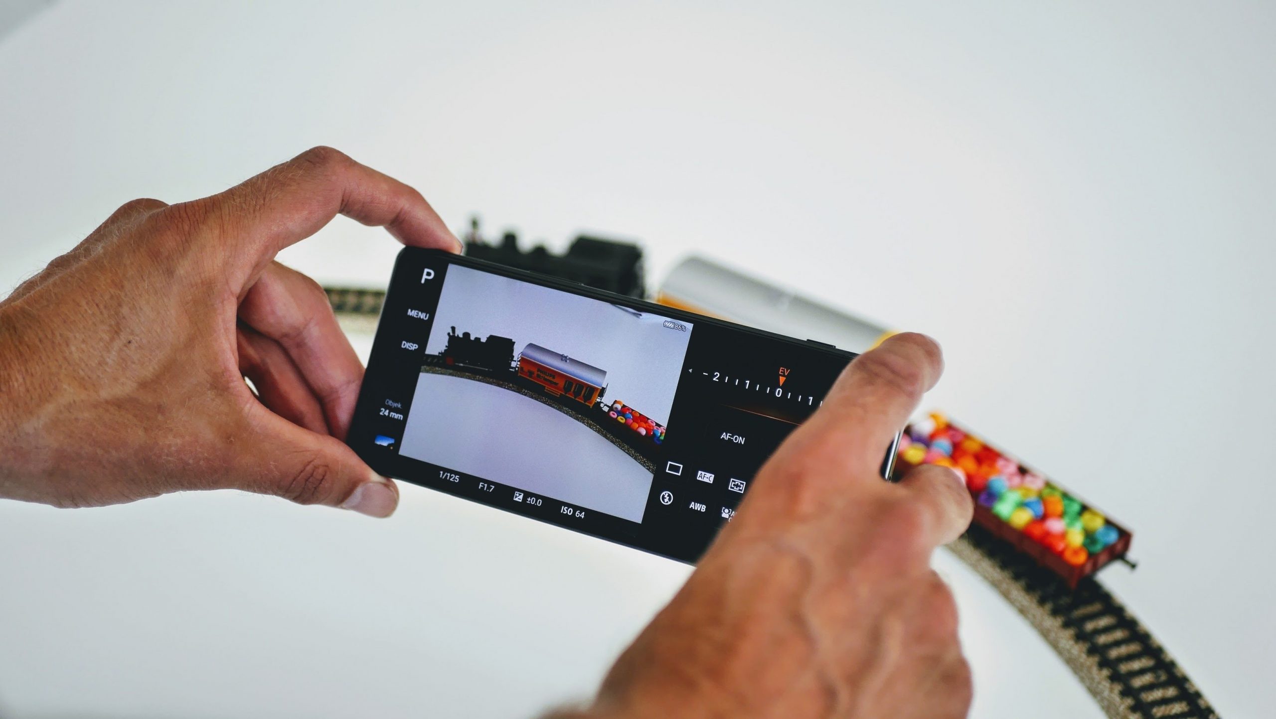 Photo Pro appen på Sony Xperia 1 II