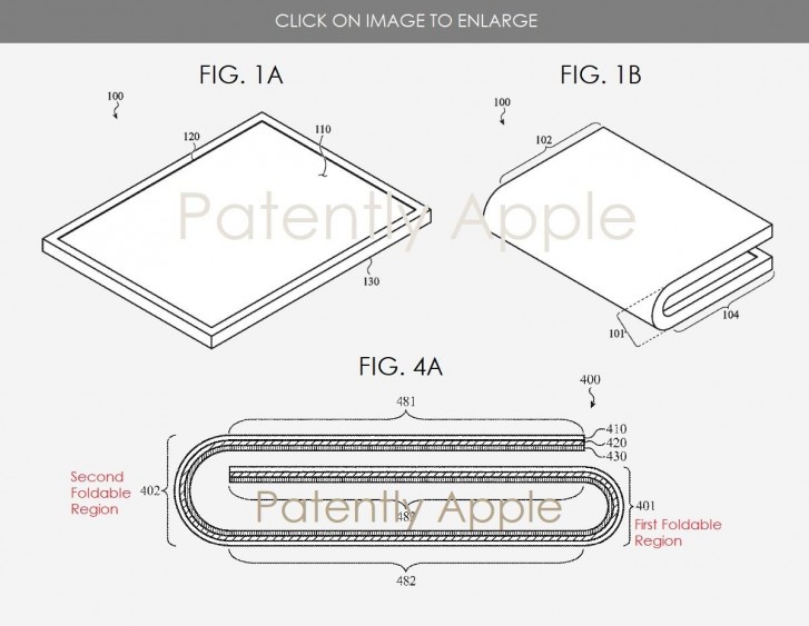 Koncept af foldbar iPhone