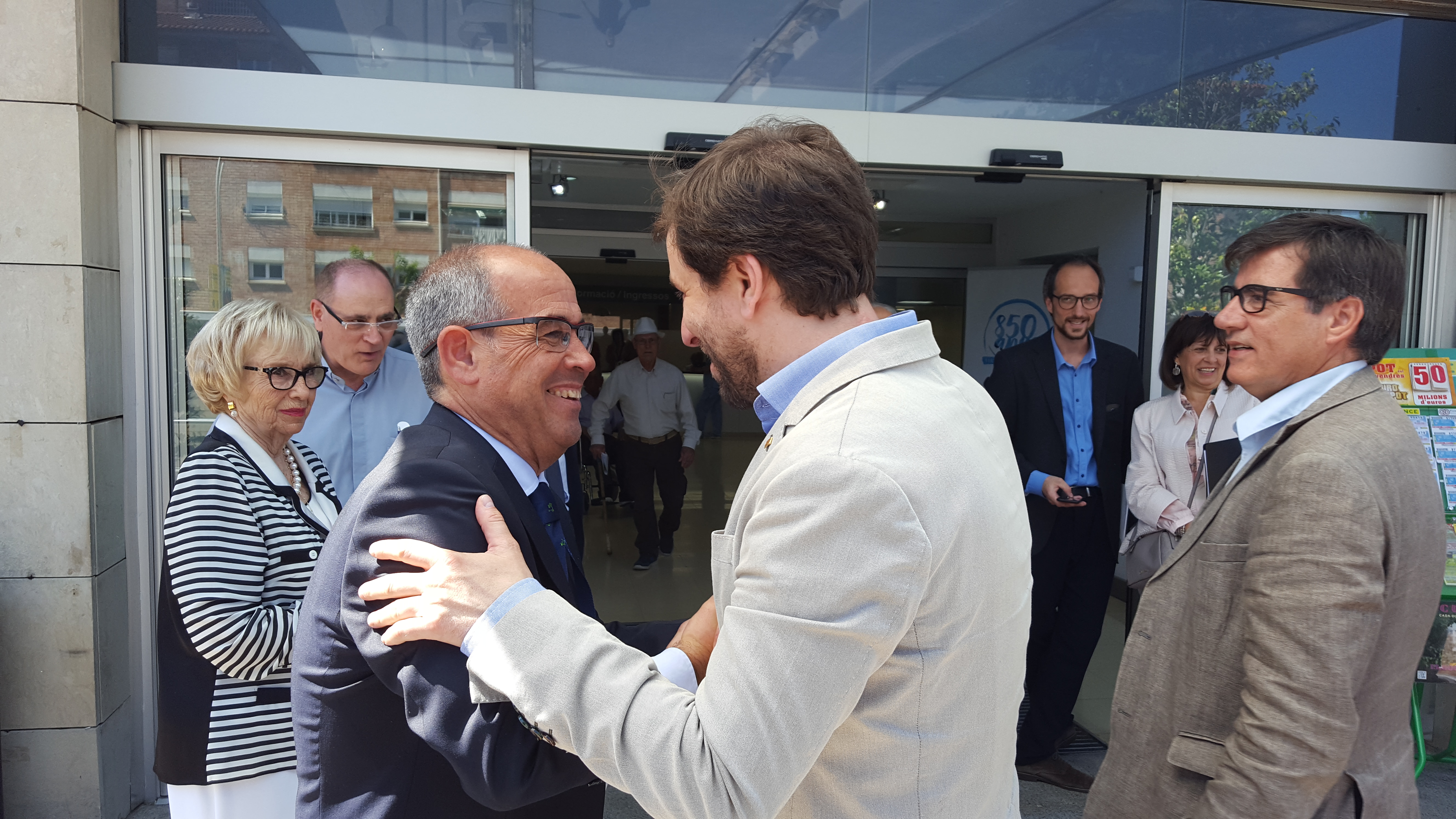 Visita Antoni Comín, conseller de Salut