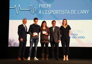 Premi a l’esportista femení de l’any a Lucía Escalante Ortiz i Premi a l’esportista masculí de l’any a Lluís Casanova Adell.