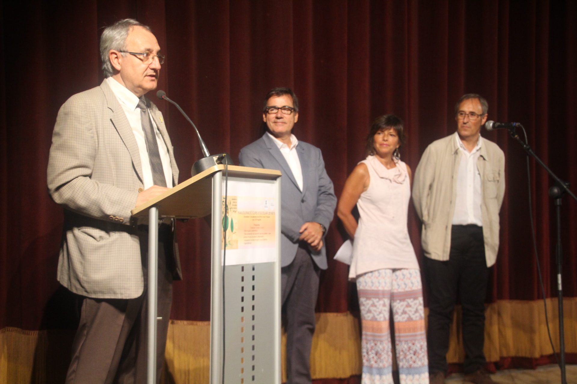 Presentació del curs escolar 2018-19. Francesc Ballester