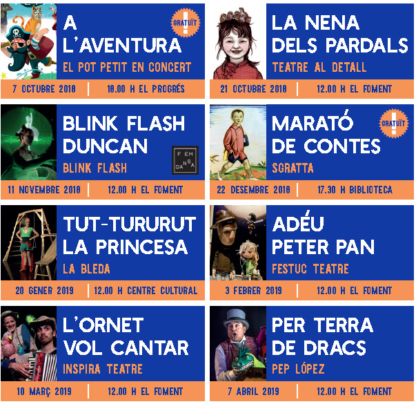 Programació de La Xarxa 2018-19