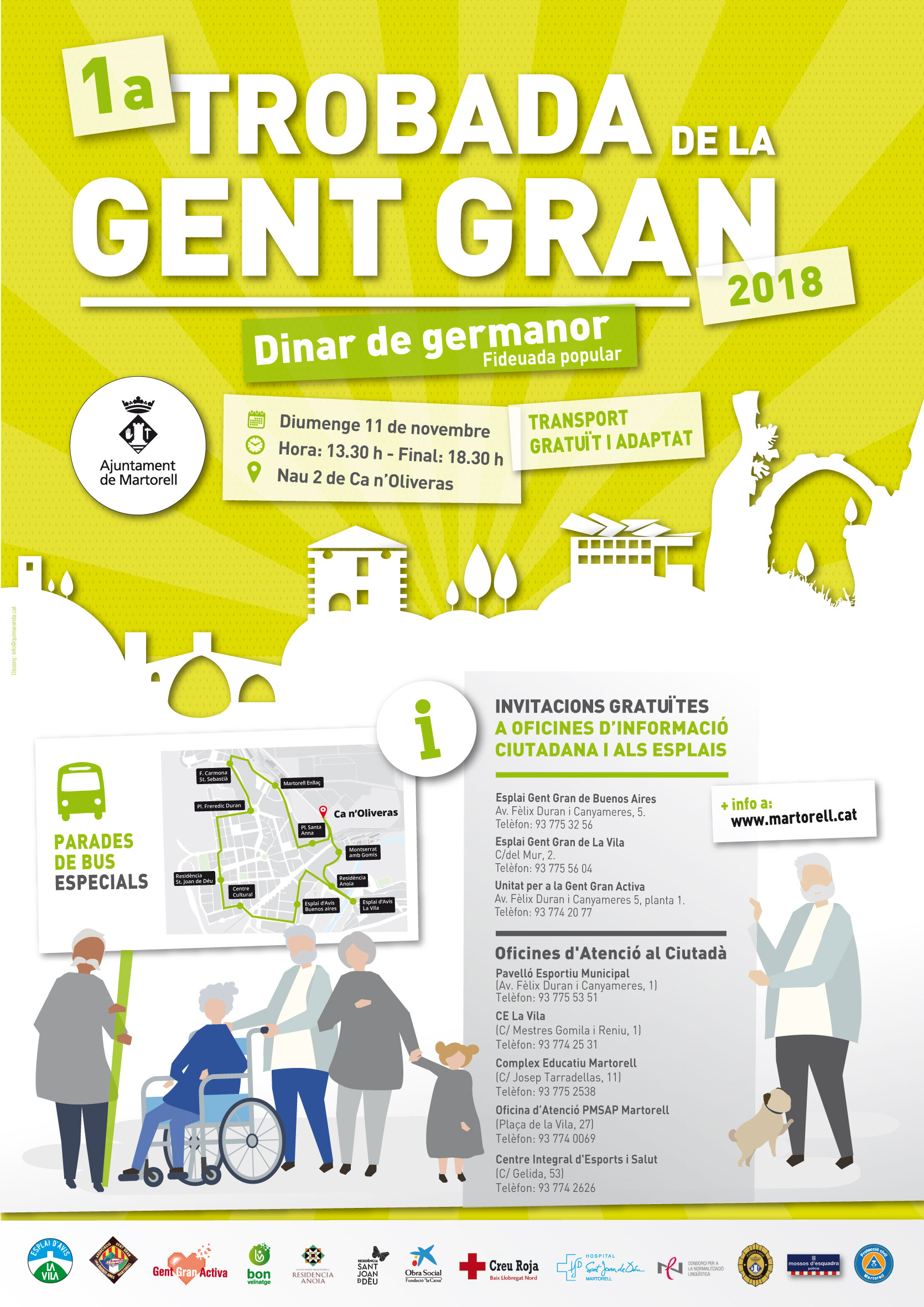 Cartell de la 1a Trobada de la Gent Gran