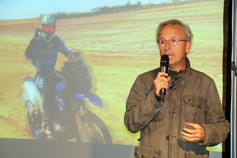 Presentació del pilot Pep Mas al Dakar 2019. Xavier Folch