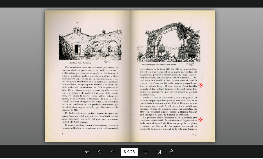 Exemplar digital del llibret 'Historial de Martorell' (1936)