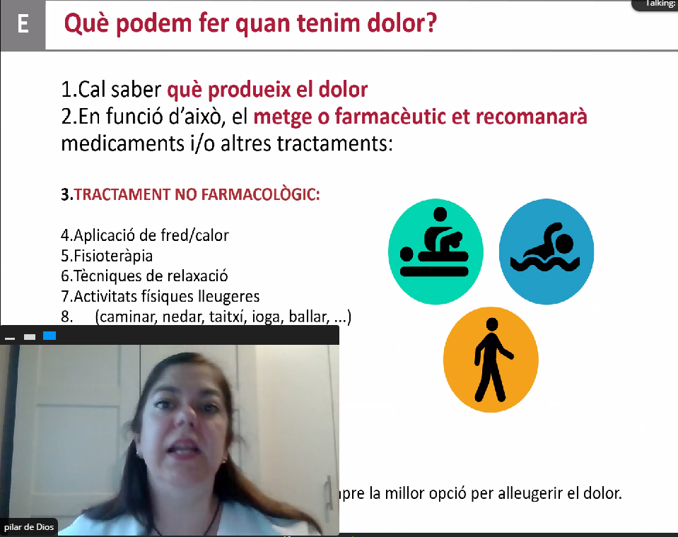 Xerrada 'Controlar el dolor. Sentir-se millor' amb Pilar De Dios