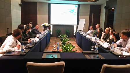 Participants at the first TecAlliance Business Development Group meeting in China.