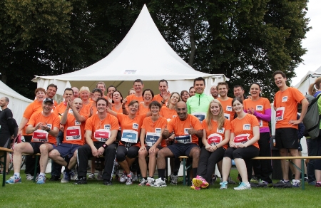 Some of the TecAlliance runners just before the start