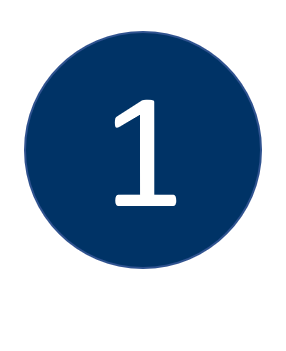 Zahl-1-Blau