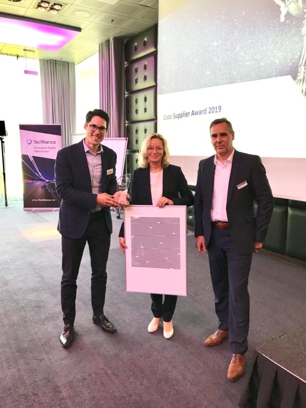 TecAlliance Data Supplier Award per MANN+HUMMEL