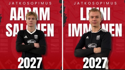 Jatkosopimuksia - Salonen ja Immonen jatkavat! 