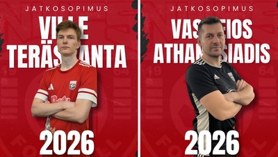 Jatkosopimuksia - Teräsranta ja Athanasiadis jatkavat!