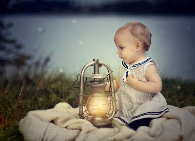 Baby at the Lake