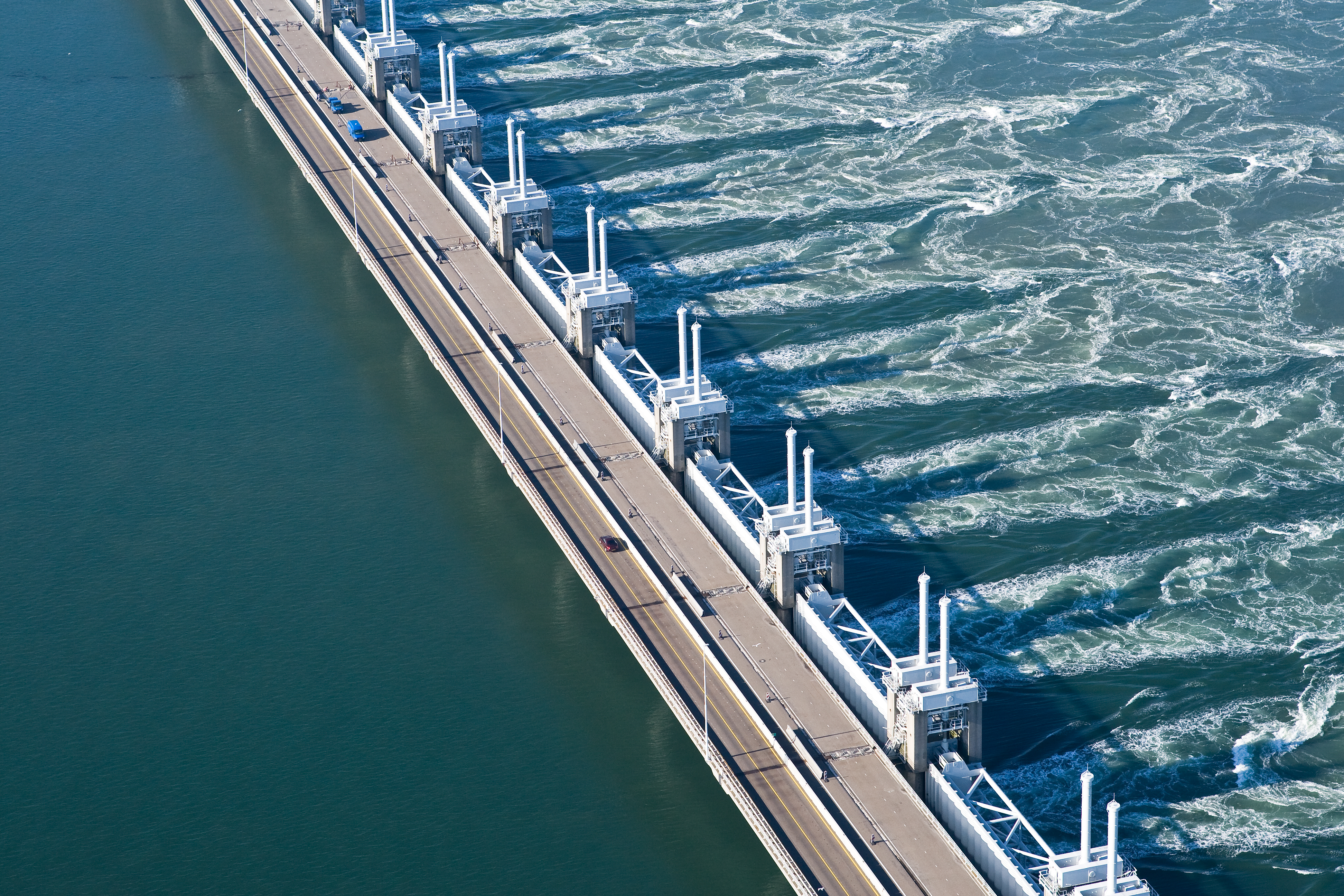 Deltawerk Oosterscheldekering - foto gemaakt door Joop van Houdt