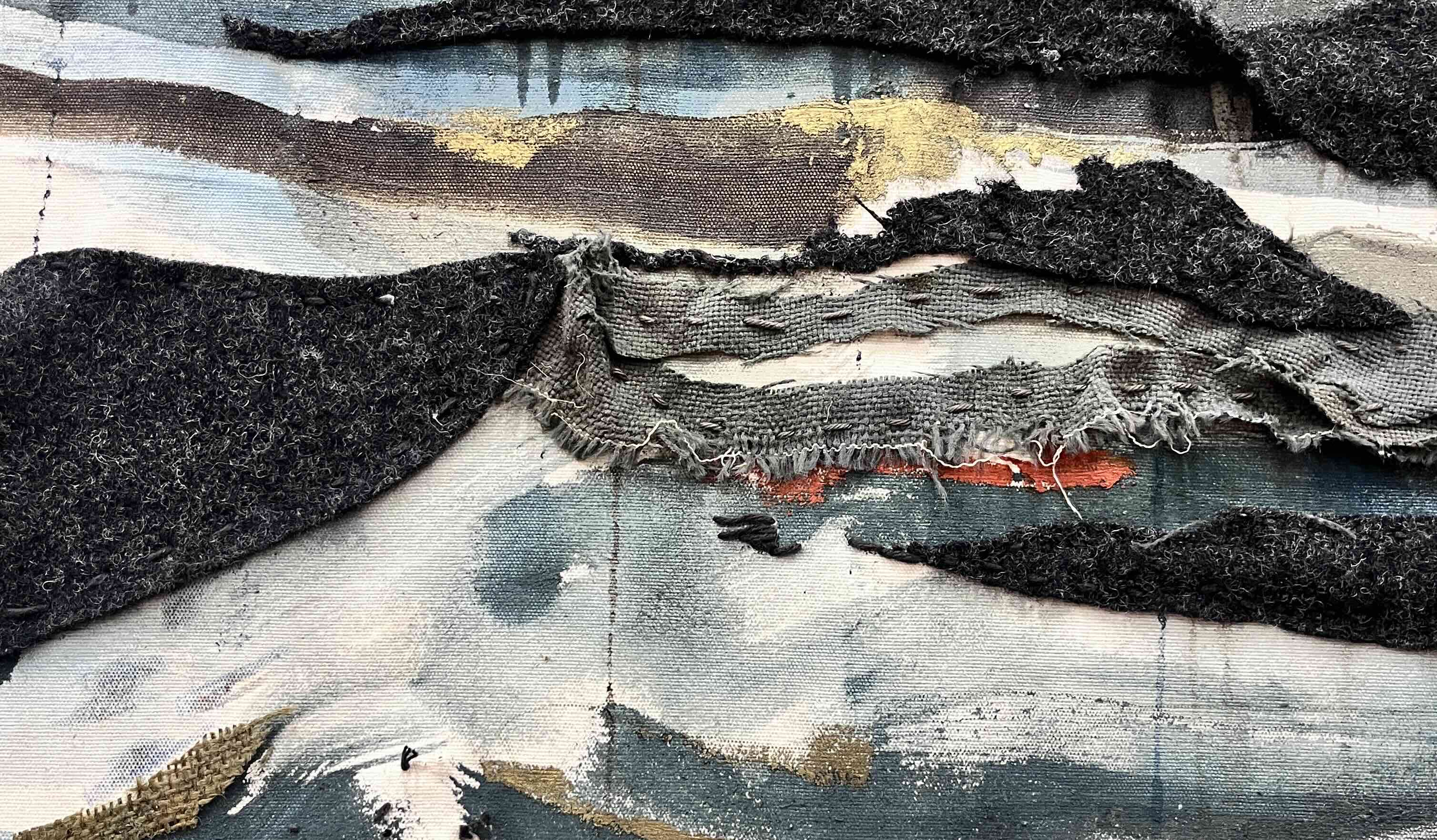 Detail uit het wandwerk van Ailsa Anastatia