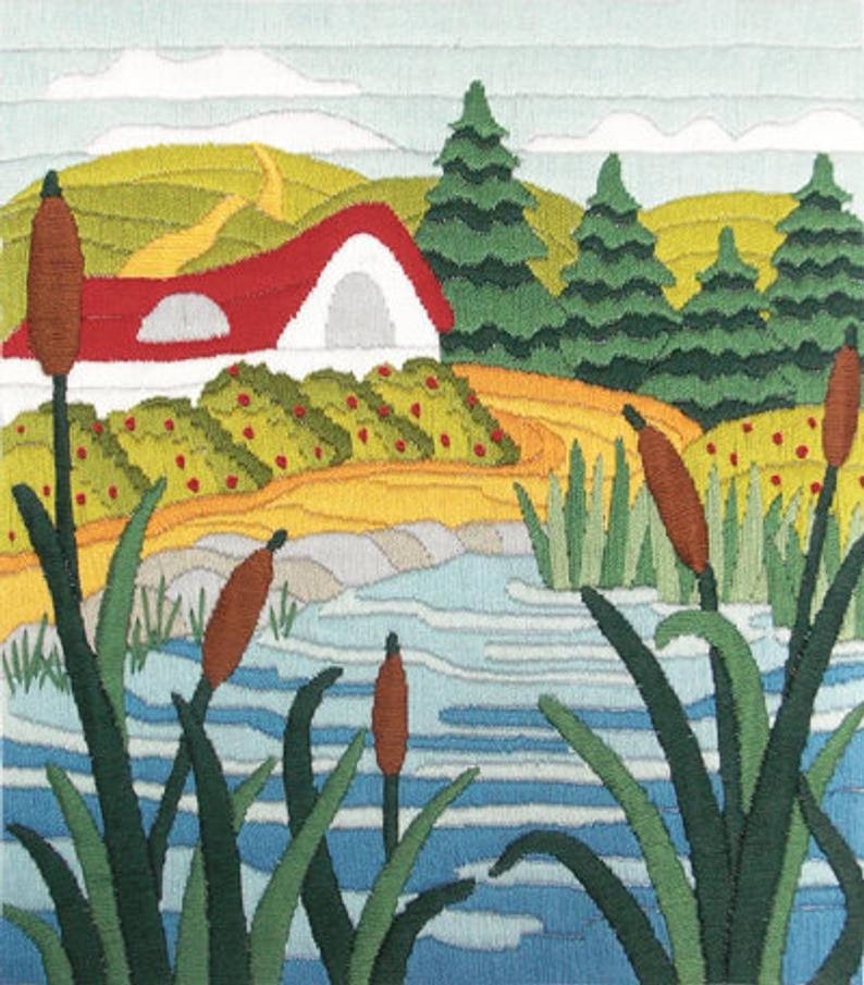 Landscapes | Embroidery kits, NEW Arrival | Needlepoint Kits