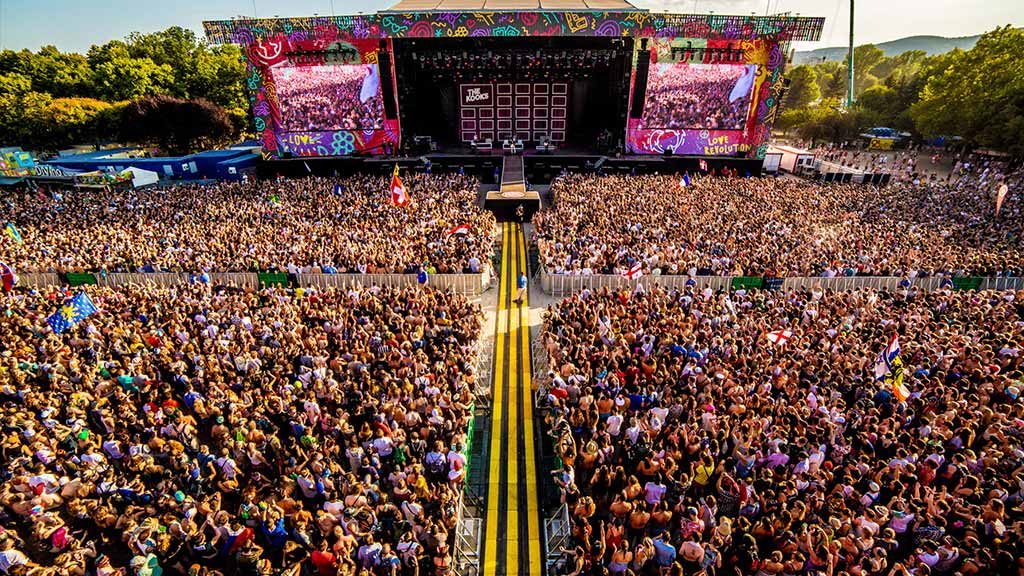 Audience at Sziget Festival
