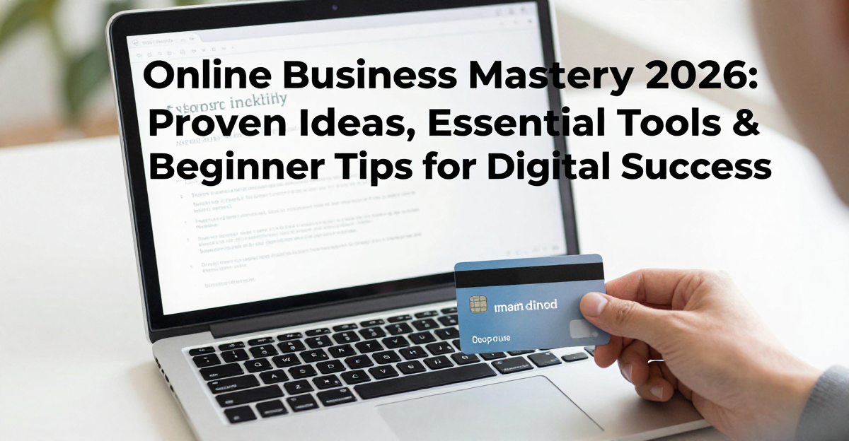 “Online Business Mastery 2026: Proven Ideas, Essential Tools & Beginner Tips for Digital Success”