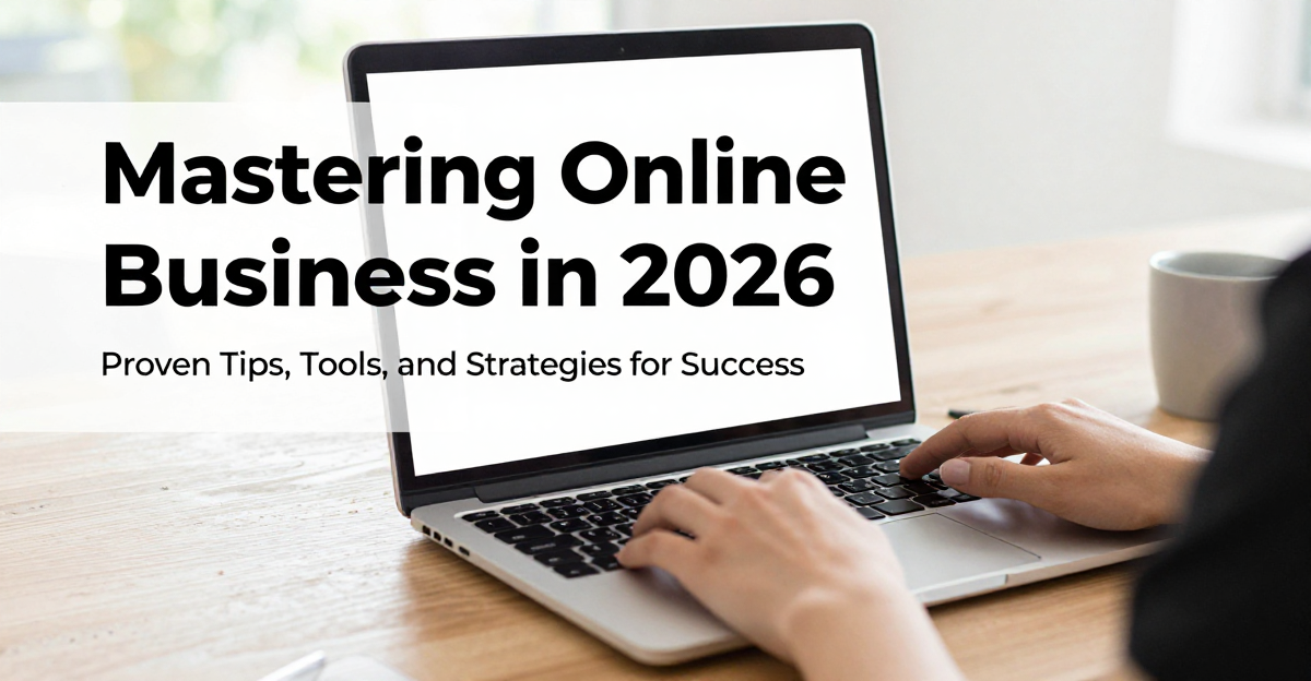 Mastering Online Business in 2026: Proven Tips, Tools, and Strategies for Success